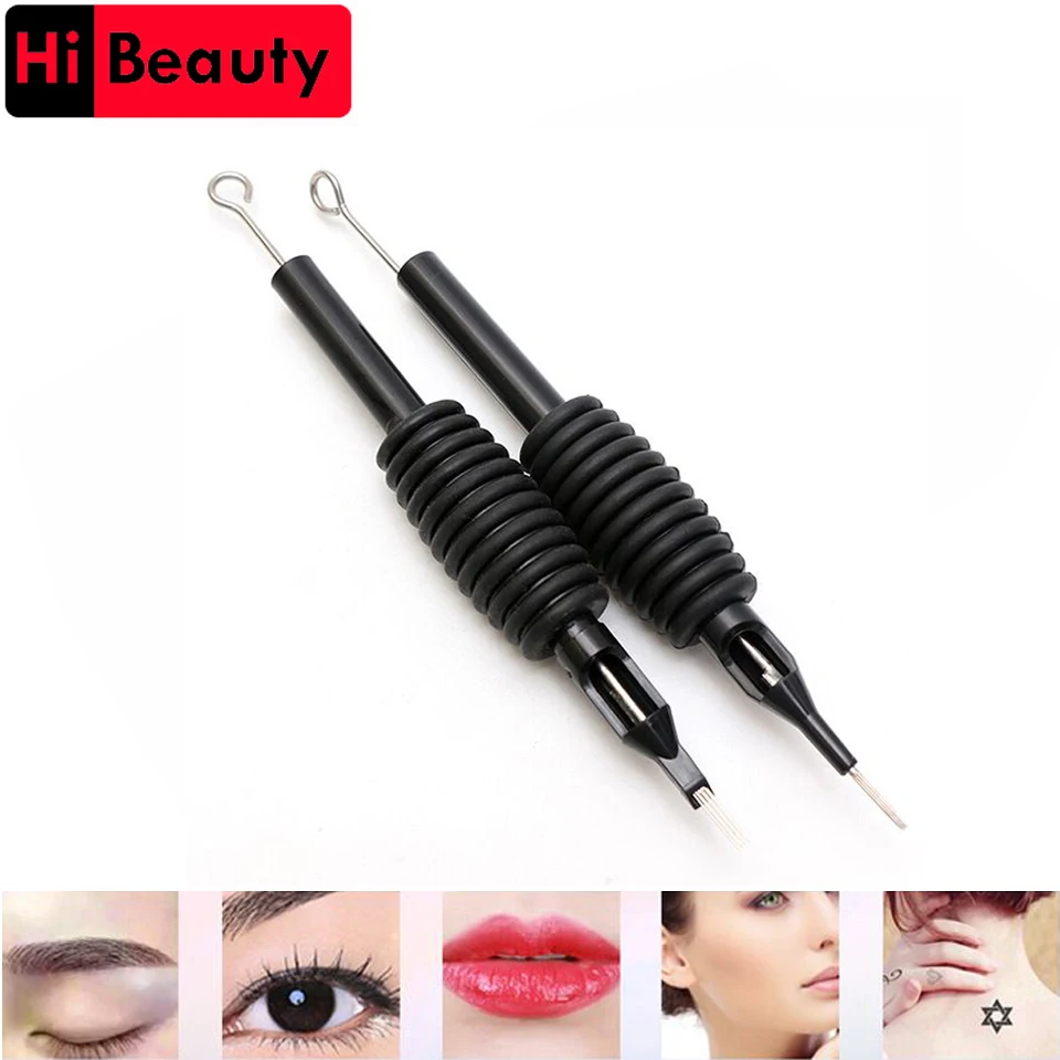 10PCS/Lot Disposable 19mm Handle With 5F 7F 9F 11F 13F 15F Sterilized Tattoo Grip Tattoo Needle Tool Tip Kit Machine
10PCS/Lot Disposable 19mm Handle With 5F 7F 9F 11F 13F 15F Sterilized Tattoo Grip Tattoo Needle Tool Tip Kit Machine