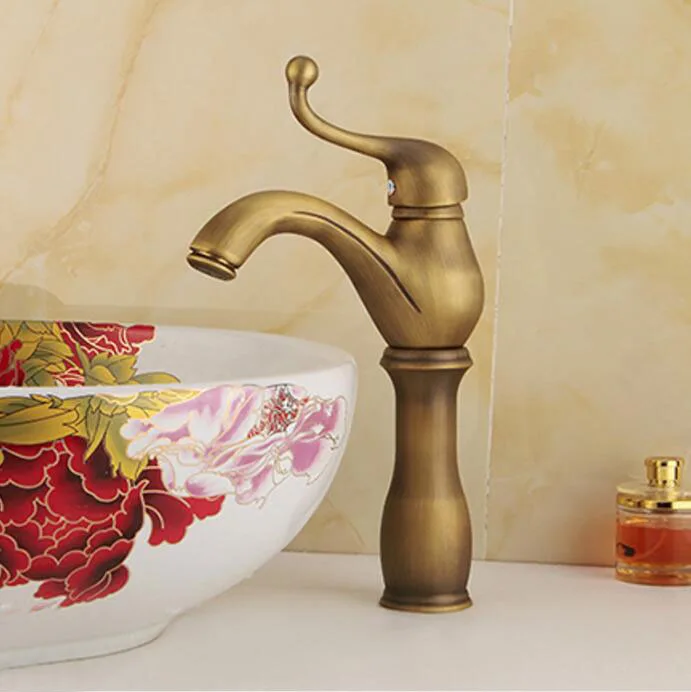 New Water Tap European Style antique brass bathroom faucet hot and cold luxury wash basin faucet Single Handle sink faucet tap
New Water Tap European Style antique brass bathroom faucet hot and cold luxury wash basin faucet Single Handle sink faucet tap