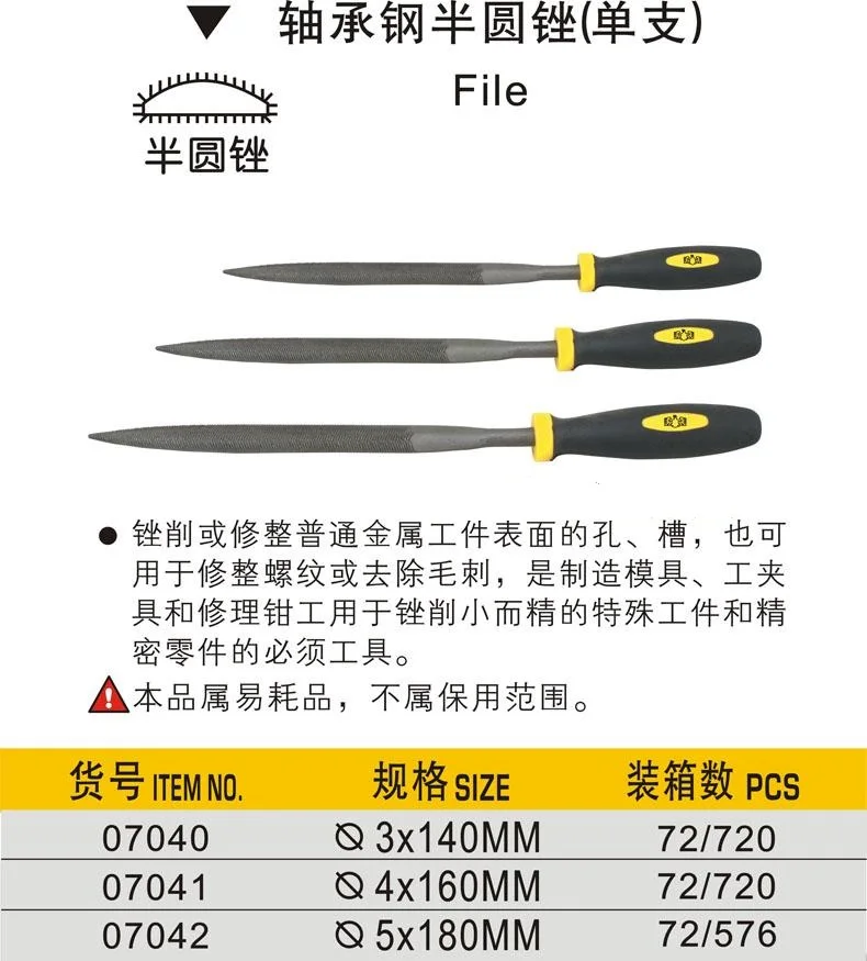 BESTIR 3x140MM bearning steel half round file cutting and triming metal workparts hole/slot art worker repair tool
BESTIR 3x140MM bearning steel half round file cutting and triming metal workparts hole/slot art worker repair tool