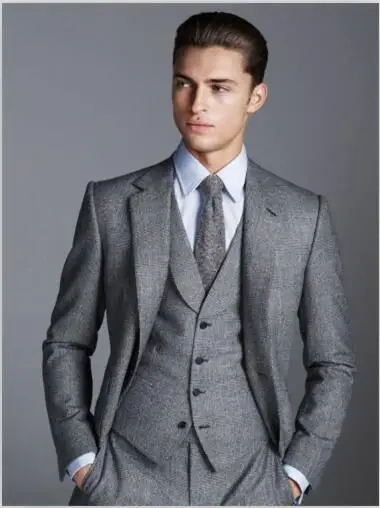 2017 Latest Coat Pant Design Smoking Grey Tweed Men Suit Slim Fit Skinny 3 Piece Tuxedo Custom Blazer Prom Suits Terno Masculino
2017 Latest Coat Pant Design Smoking Grey Tweed Men Suit Slim Fit Skinny 3 Piece Tuxedo Custom Blazer Prom Suits Terno Masculino