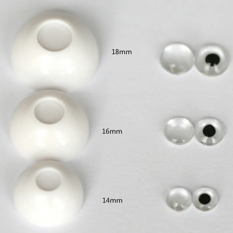 BJD acrylic doll eyes small iris acrylic eyeball homemade material - 14mm 16mm 18mm
BJD acrylic doll eyes small iris acrylic eyeball homemade material - 14mm 16mm 18mm