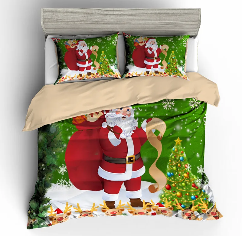 Fanaijia Christmas Bedding Sets twin size 3D Santa Claus Duvet Cover kids Cartoon Bed bedline AU US size bed Christmas gift
Fanaijia Christmas Bedding Sets twin size 3D Santa Claus Duvet Cover kids Cartoon Bed bedline AU US size bed Christmas gift