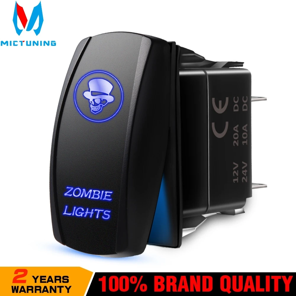 MICTUNING 12V 24V Waterproof Led Light Bar Motorcycle Marine Auto Toggle Waterproof Switches 5 Pin 12v 10A/24V 20A Auto Switch
MICTUNING 12V 24V Waterproof Led Light Bar Motorcycle Marine Auto Toggle Waterproof Switches 5 Pin 12v 10A/24V 20A Auto Switch