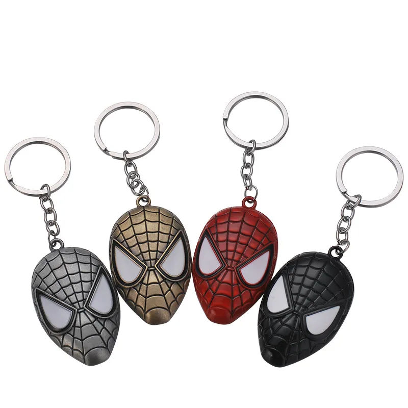 1PCS Spider-Man Mask Keyboard Avenger Alliance Peripheral Jewelry Hanging Keychain Metal key Rings Key Auto Accessories
1PCS Spider-Man Mask Keyboard Avenger Alliance Peripheral Jewelry Hanging Keychain Metal key Rings Key Auto Accessories