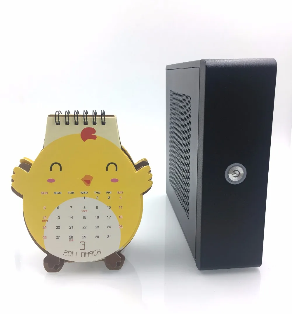 Icelemon дешевые Мини ПК случае Поддержка 2*2.5 "HDD/SSD и 170*170 (мм) Mini ITX материнская плата