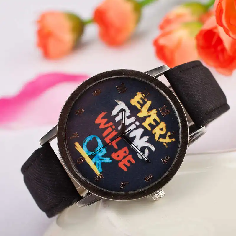ETWO Everything Will Be Ok Watch Ladies Watch With Clocks Luxury Quartz With Leather Band Kad N Saatleri New reloj hombre
ETWO Everything Will Be Ok Watch Ladies Watch With Clocks Luxury Quartz With Leather Band Kad N Saatleri New reloj hombre