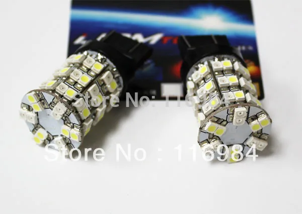 2PCS x 7443 (aka 7441 7444) 60-SMD Xenon White+Amber Color Switchback LED Turn Signal Light Bulbs
2PCS x 7443 (aka 7441 7444) 60-SMD Xenon White+Amber Color Switchback LED Turn Signal Light Bulbs