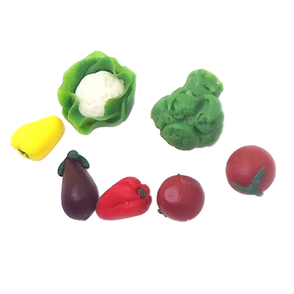 1/12 Doll House Miniature Assorted Vegetables Ornaments Miniature Food Collectibles For Dollhouse Kitchen Room Accessory 7 Piece
1/12 Doll House Miniature Assorted Vegetables Ornaments Miniature Food Collectibles For Dollhouse Kitchen Room Accessory 7 Piece
