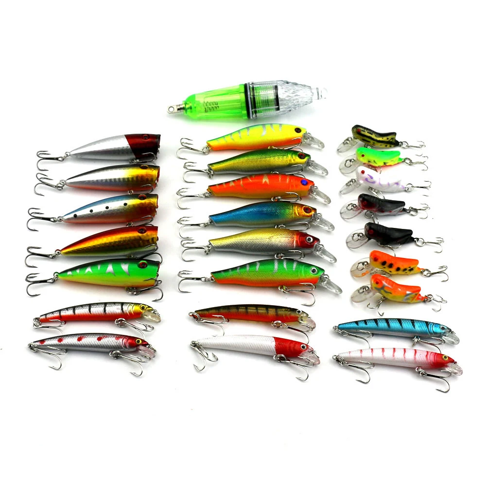 ANZHENJI 2017 25pcs Fishing Lure Set Minnow Popper Bait Fishing Tackle Isca Artificial Lures Peche WobblerHard Lures Crank
ANZHENJI 2017 25pcs Fishing Lure Set Minnow Popper Bait Fishing Tackle Isca Artificial Lures Peche WobblerHard Lures Crank