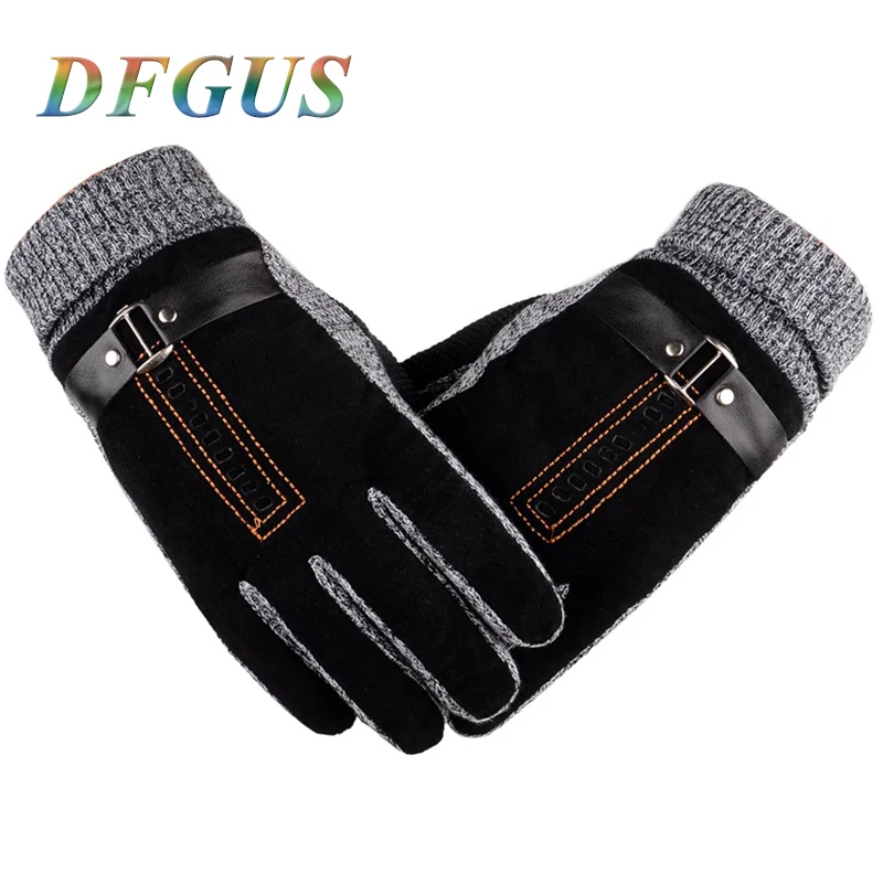 2017 Men's Warm Winter Gloves Genuine Leather Gloves Suede Mittens Male Thick Thermal Leather Gloves Men Knitted Winter Guantes
2017 Men's Warm Winter Gloves Genuine Leather Gloves Suede Mittens Male Thick Thermal Leather Gloves Men Knitted Winter Guantes