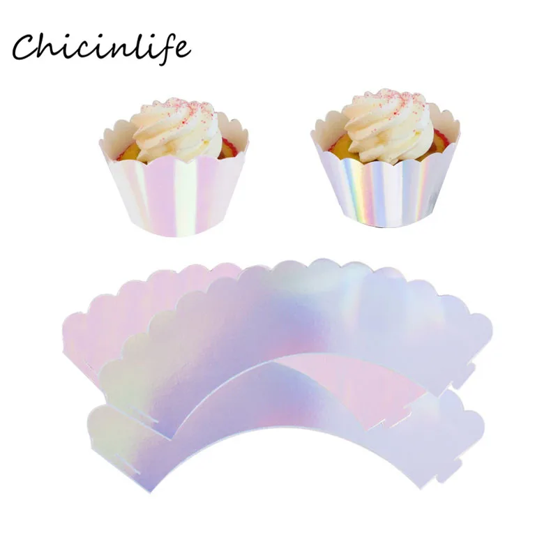 Chicinlife 12pcs iridescent Cupcake Wrappers Wedding Birthday Party Decoration Baby Shower Party Cupcake Wrappers
Chicinlife 12pcs iridescent Cupcake Wrappers Wedding Birthday Party Decoration Baby Shower Party Cupcake Wrappers