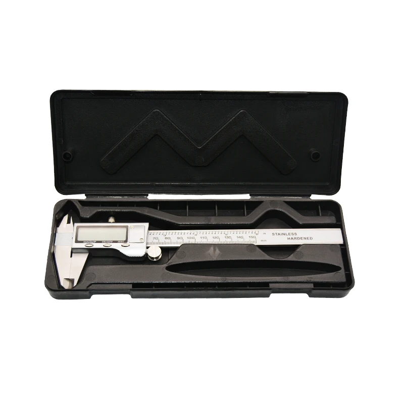 Stainless steel calipers 0-150mm steel digital Metric/Inch/Fraction vernier caliper electronic micrometer measuring gauging tool
Stainless steel calipers 0-150mm steel digital Metric/Inch/Fraction vernier caliper electronic micrometer measuring gauging tool