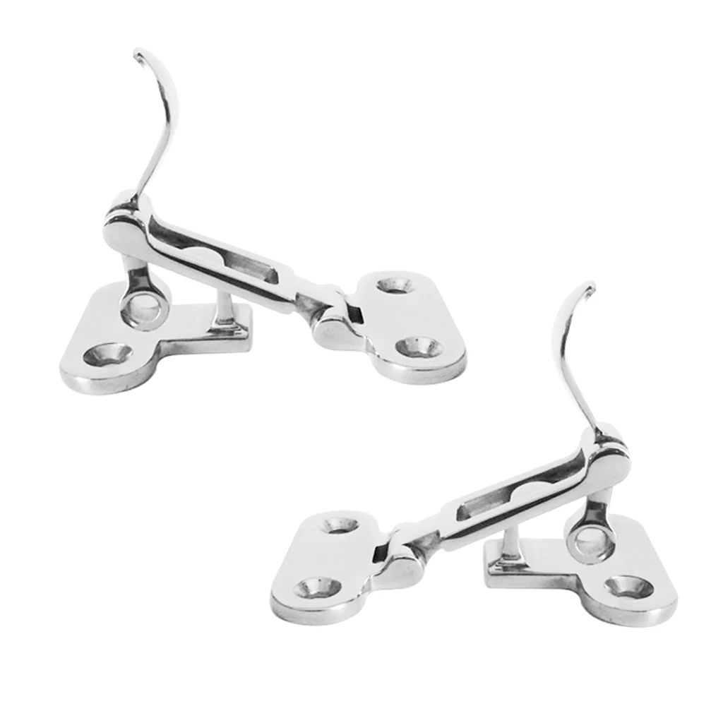 2 Pcs Heavy Duty Stainless Steel Marine Boat Yacht Hatch Anti-Rattle Latch Fastener Clamp 4-3/8'' corrosion resistance durable
2 Pcs Heavy Duty Stainless Steel Marine Boat Yacht Hatch Anti-Rattle Latch Fastener Clamp 4-3/8'' corrosion resistance durable