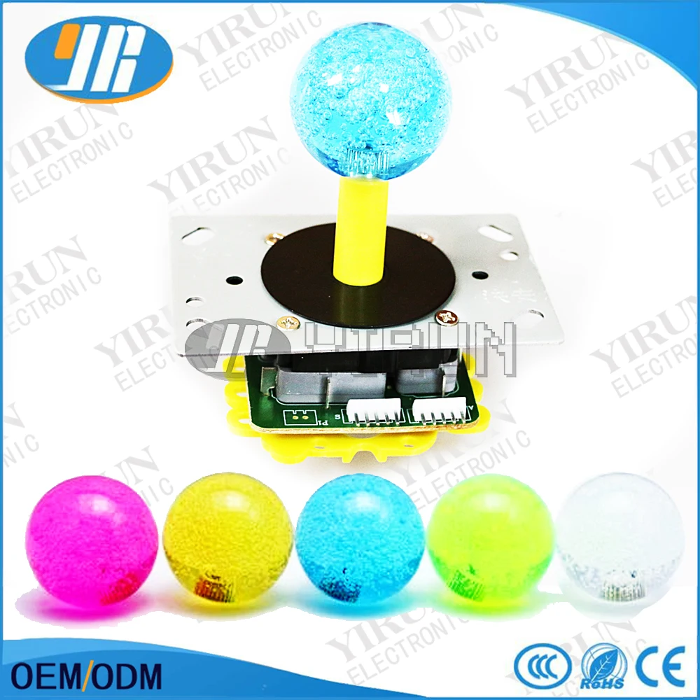 Crystal Top Ball Arcade Joystick Can Easy Change to 4 Way & 8 Ways Joystick For Fishing Machine Crane Machine Parts
Crystal Top Ball Arcade Joystick Can Easy Change to 4 Way & 8 Ways Joystick For Fishing Machine Crane Machine Parts