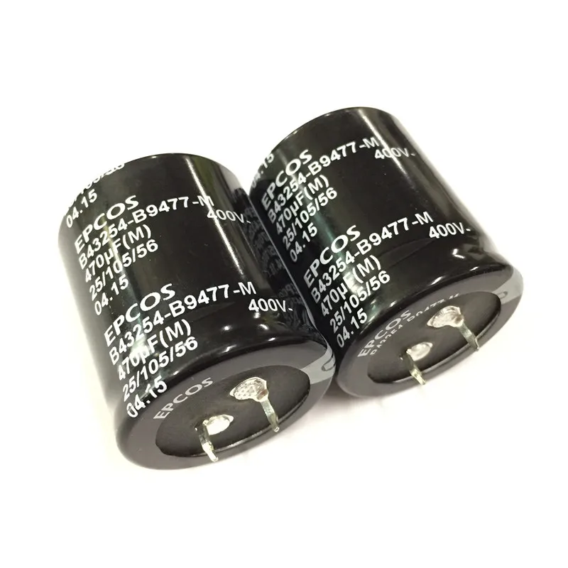 2шт 470 мкФ 400V EPCOS B43254 серия 35x40 мм 400V470uF длительный срок службы PSU алюминиевый