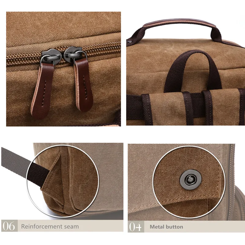 Vintage Backpacks Canvas Backpack Men 15.6 Inch Laptop Backpack Rucksack Canvas School Bag Travel for Teenage Male Knapsack Bags
Vintage Backpacks Canvas Backpack Men 15.6 Inch Laptop Backpack Rucksack Canvas School Bag Travel for Teenage Male Knapsack Bags