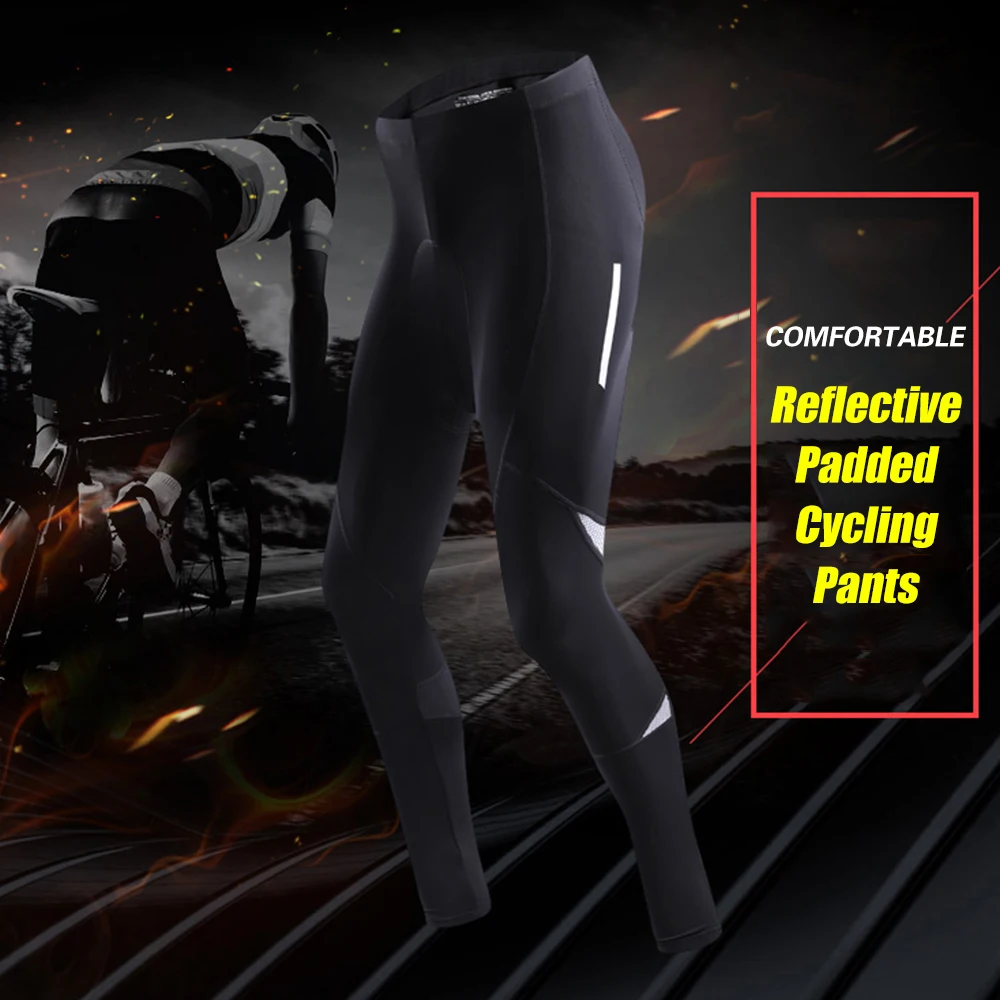 Men's Reflective Bicycle Pants Gel Padded Outdoor Riding Bike Cycling Pants MTB Cycling Compression Tights Leggings
Men's Reflective Bicycle Pants Gel Padded Outdoor Riding Bike Cycling Pants MTB Cycling Compression Tights Leggings