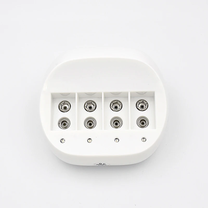 PALO 4 Slot 9V Rechargeable Battery Charger for Ni-MH Ni-CD 9V Batteries EU US Plug
PALO 4 Slot 9V Rechargeable Battery Charger for Ni-MH Ni-CD 9V Batteries EU US Plug