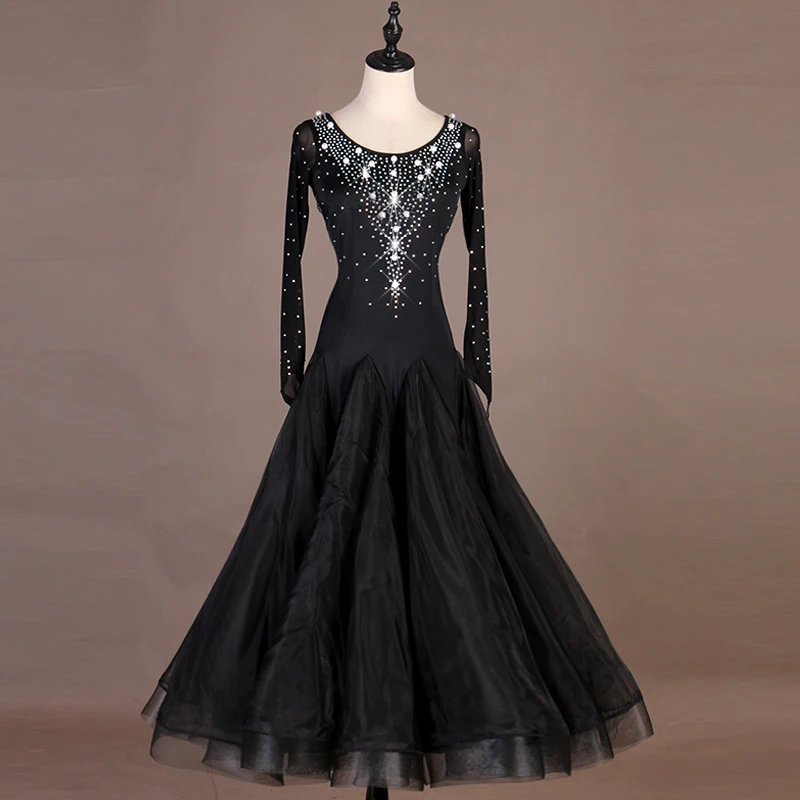 Ballroom Dance Dresses Women Pearl Black Dancing Dress Evening Party Waltz Dress Group Performance Ballroom Dance Dress VDB535
Ballroom Dance Dresses Women Pearl Black Dancing Dress Evening Party Waltz Dress Group Performance Ballroom Dance Dress VDB535