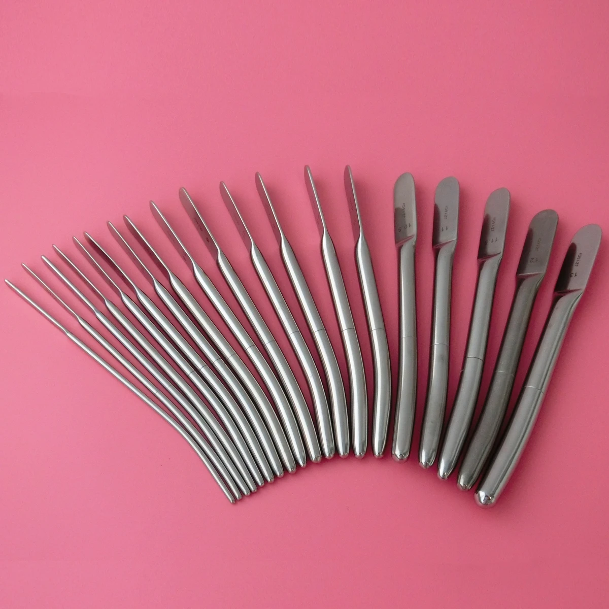 38Pcs/2Kits Dilator Set Dilator Urethral Sounds Urethral Stimulation Diagnostic Surgical Sounds 3.5mm -13mm
38Pcs/2Kits Dilator Set Dilator Urethral Sounds Urethral Stimulation Diagnostic Surgical Sounds 3.5mm -13mm