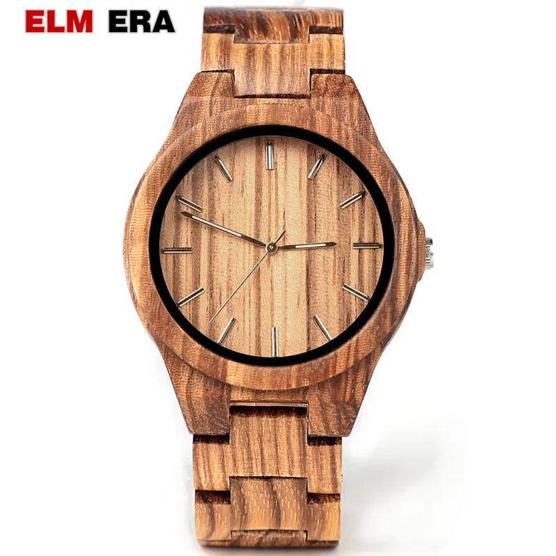 ELMERA Men's Wood Watches Hand-Made Wrist Watch Quartz Wristwatch reloj mujer relogio masculino
ELMERA Men's Wood Watches Hand-Made Wrist Watch Quartz Wristwatch reloj mujer relogio masculino