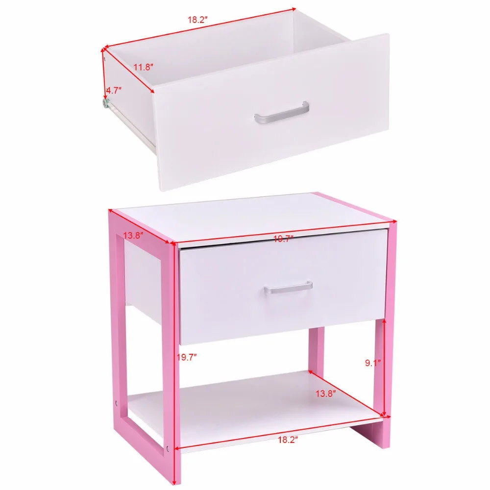 Goplus Nightstand Modern Square End Table Cabinet Bedside Home Furniture Drawer Open Shelf Storage Side Coffee Table HW56199
Goplus Nightstand Modern Square End Table Cabinet Bedside Home Furniture Drawer Open Shelf Storage Side Coffee Table HW56199