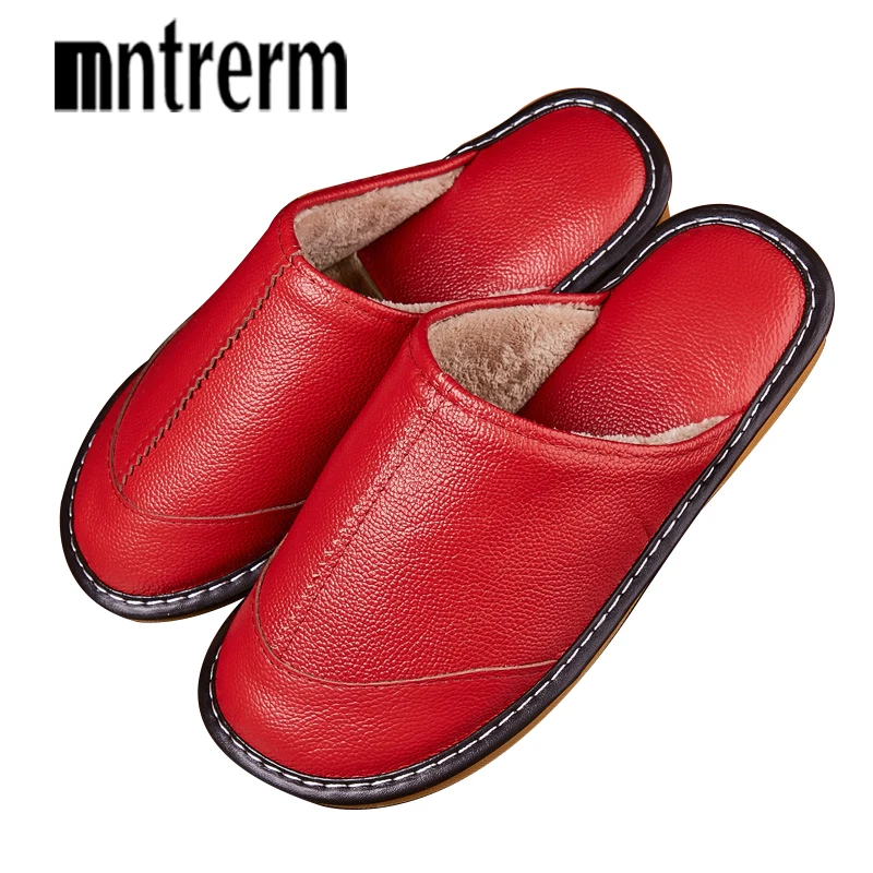 Mntrerm Home Slippers Women Autumn Winter Leather Shoes Comfortable Slippers Flats Shoes Non-slip Soft Floor Sneakers Couple New
Mntrerm Home Slippers Women Autumn Winter Leather Shoes Comfortable Slippers Flats Shoes Non-slip Soft Floor Sneakers Couple New