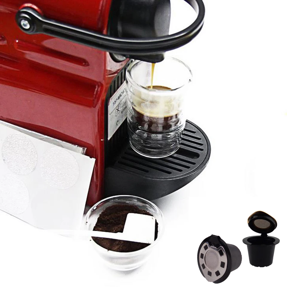 1 шт. многоразовая кофейная капсула Nespresso с фильтром корзина для кофемашины