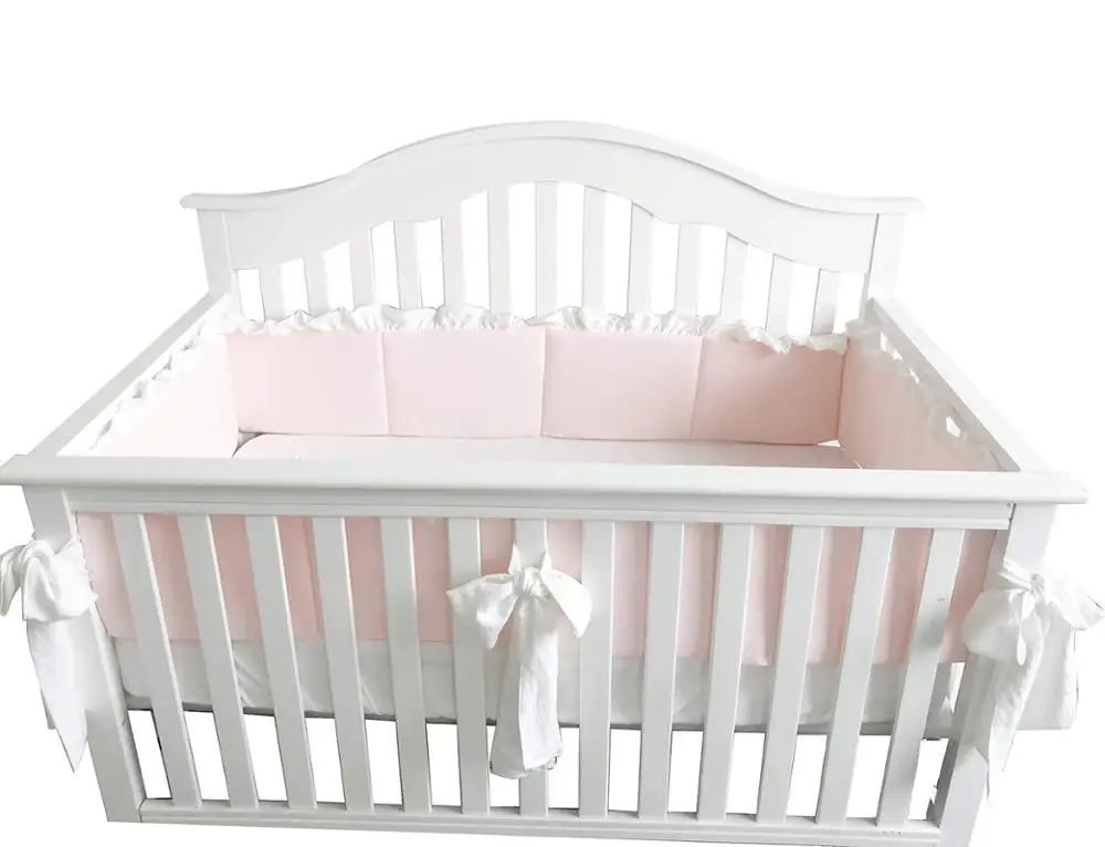 Blush Coral Pink Ruffle Crib Bedding Set Baby Nursery Crib Skirt Set Baby Girl Crib Bedding Sheet(LT Coral, Bumper with Big Bow)
Blush Coral Pink Ruffle Crib Bedding Set Baby Nursery Crib Skirt Set Baby Girl Crib Bedding Sheet(LT Coral, Bumper with Big Bow)