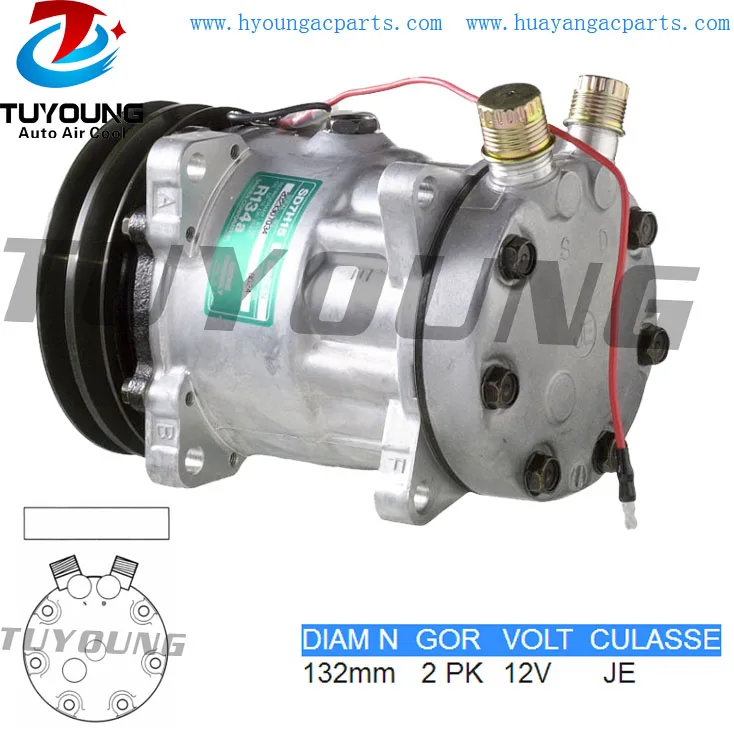 7H15 auto ac compressor for New Holland Claas excavator truck 32838600 836866616 16045127
7H15 auto ac compressor for New Holland Claas excavator truck 32838600 836866616 16045127