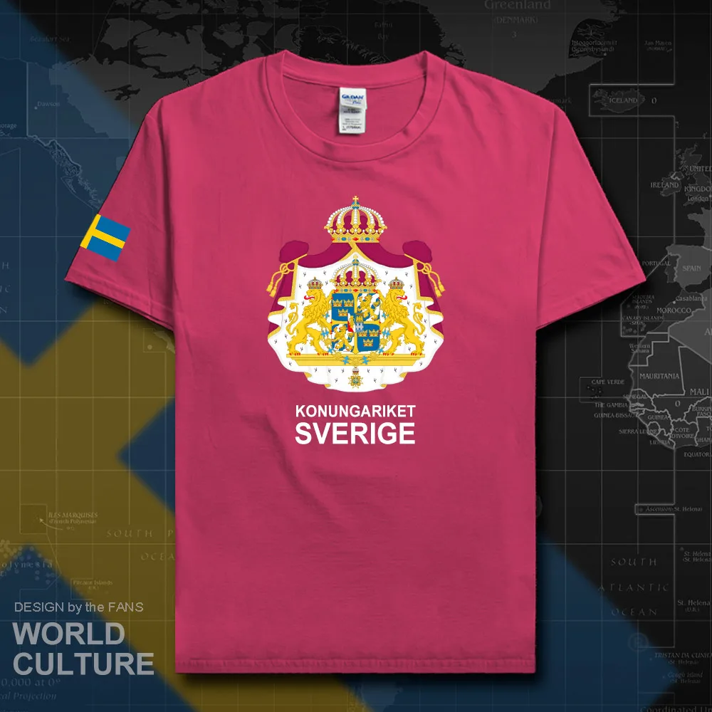 Мужская футболка из Швеции Sverige свитеров уличная одежда футболки для кантри SE 20