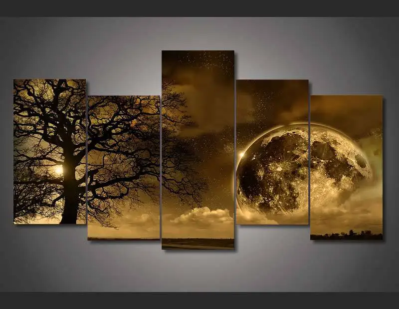 HD Printed Celestial Body Canvas Painting 5 Piece Wall Art Modular Picture Home Decor Wall Pictures For Living Room Oil Painting
HD Printed Celestial Body Canvas Painting 5 Piece Wall Art Modular Picture Home Decor Wall Pictures For Living Room Oil Painting