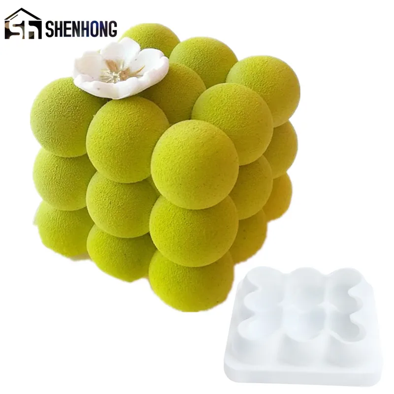 SHENHONG силиконовые 3x3 сферы геометрические десерты форма для шоколада мусс шифоновый торт украшения выпечки Инструменты
SHENHONG силиконовые 3x3 сферы геометрические десерты форма для шоколада мусс шифоновый торт украшения выпечки Инструменты