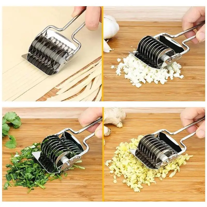 Multi-function Stainless Steel Roller Cutter Shredder Spice Noodles Slicer Cookie Pie Pizza Bread Pastry Lattice Roller Cutter
Multi-function Stainless Steel Roller Cutter Shredder Spice Noodles Slicer Cookie Pie Pizza Bread Pastry Lattice Roller Cutter