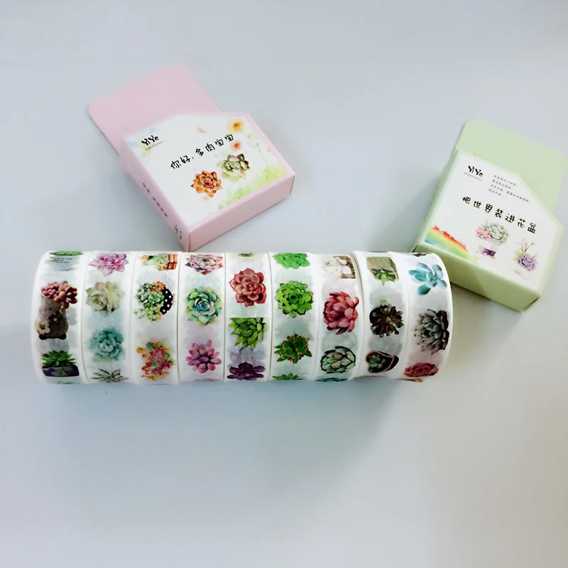 1.5CM*5M Potted Plants Cactus Masking Tape Album Scrapbooking Decor Washi Tape Stick Label
1.5CM*5M Potted Plants Cactus Masking Tape Album Scrapbooking Decor Washi Tape Stick Label