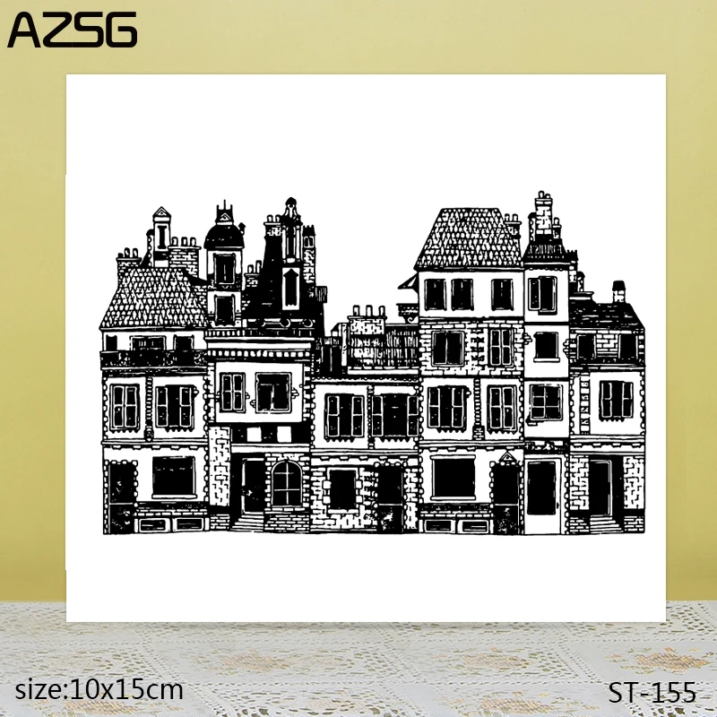 AZSG Castle Building Villa Clear Stamps/Seals For DIY Scrapbooking/Card Making/Album Decorative Silicone Stamp Crafts
AZSG Castle Building Villa Clear Stamps/Seals For DIY Scrapbooking/Card Making/Album Decorative Silicone Stamp Crafts