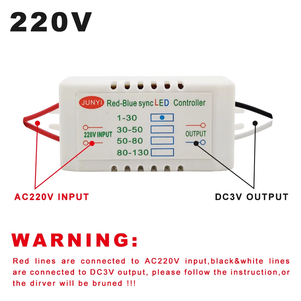 220V Input Red-Blue Synchronous Double Controller Sync LED Dedicated 1-80pcs Electronic Transformer Power Supply LED Driver
220V Input Red-Blue Synchronous Double Controller Sync LED Dedicated 1-80pcs Electronic Transformer Power Supply LED Driver