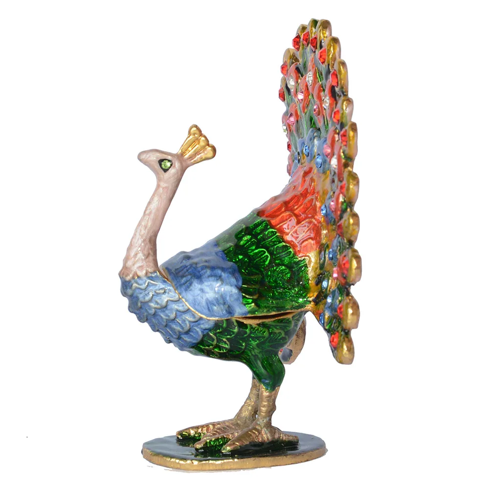 Vintage decoration box Peacock trinket jewelry box ring holder collectible novelty gift peacock decoration
Vintage decoration box Peacock trinket jewelry box ring holder collectible novelty gift peacock decoration