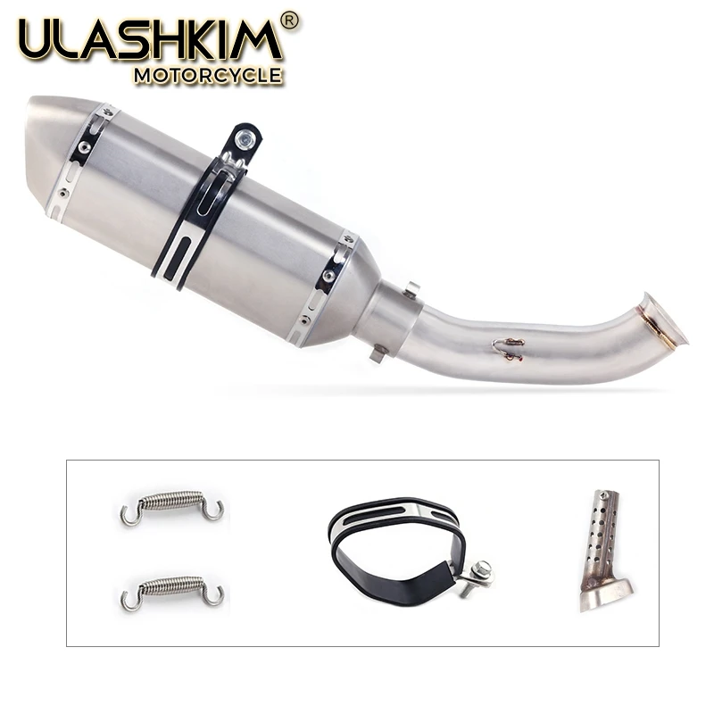 Motorcycle Full Exhaust Muffler System Middle Pipe Slip On Escape For DUKE 390 250 DUKE 125 RC 390 125 RC390 2016 2017 2018
Motorcycle Full Exhaust Muffler System Middle Pipe Slip On Escape For DUKE 390 250 DUKE 125 RC 390 125 RC390 2016 2017 2018