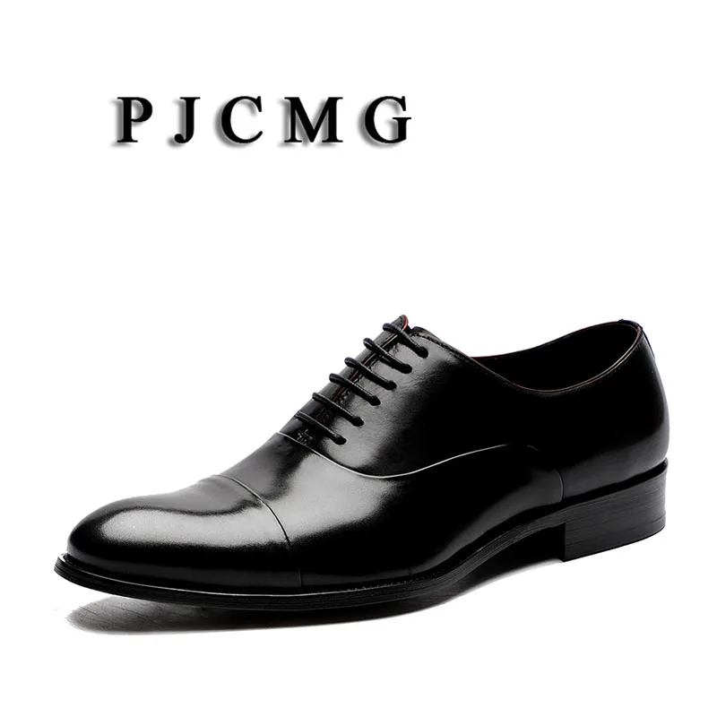 PJCMG New Handmade Black/Red Oxfords Formal Mens Dress Solid Lace-Up Pointed Toe Genuine Leather Business Men Wedding Shoes
PJCMG New Handmade Black/Red Oxfords Formal Mens Dress Solid Lace-Up Pointed Toe Genuine Leather Business Men Wedding Shoes