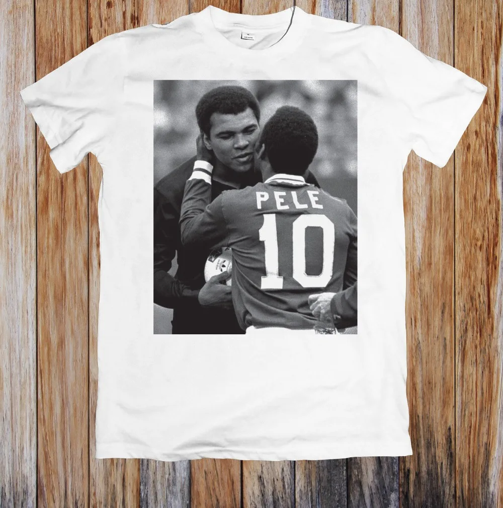 Pele and Muhammed Ali Meet Unisex T-Shirt Men'S T-Shirt 2019 Newest 100% Cotton Brand New T-Shirts 3D Printed T-Shirts
Pele and Muhammed Ali Meet Unisex T-Shirt Men'S T-Shirt 2019 Newest 100% Cotton Brand New T-Shirts 3D Printed T-Shirts
