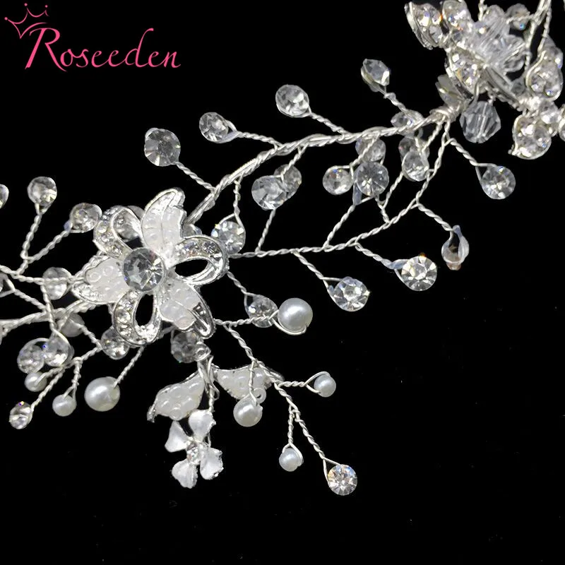 Delicate Pearl Rhinestone bride Headband hairvine handmade Bridal Wedding Hair Piece Accessories Jewelry drop shipping RE730
Delicate Pearl Rhinestone bride Headband hairvine handmade Bridal Wedding Hair Piece Accessories Jewelry drop shipping RE730