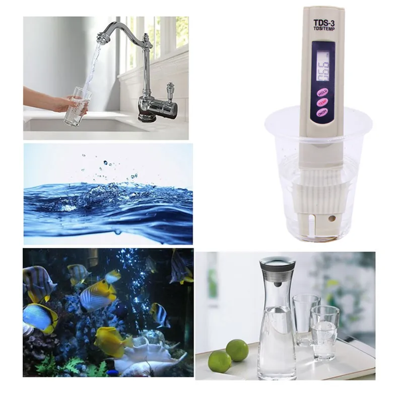 High Quality TDS Meter LCD Digital display Filter Pen TDS3 PPM Tester Stick Water Purity 15%off
High Quality TDS Meter LCD Digital display Filter Pen TDS3 PPM Tester Stick Water Purity 15%off