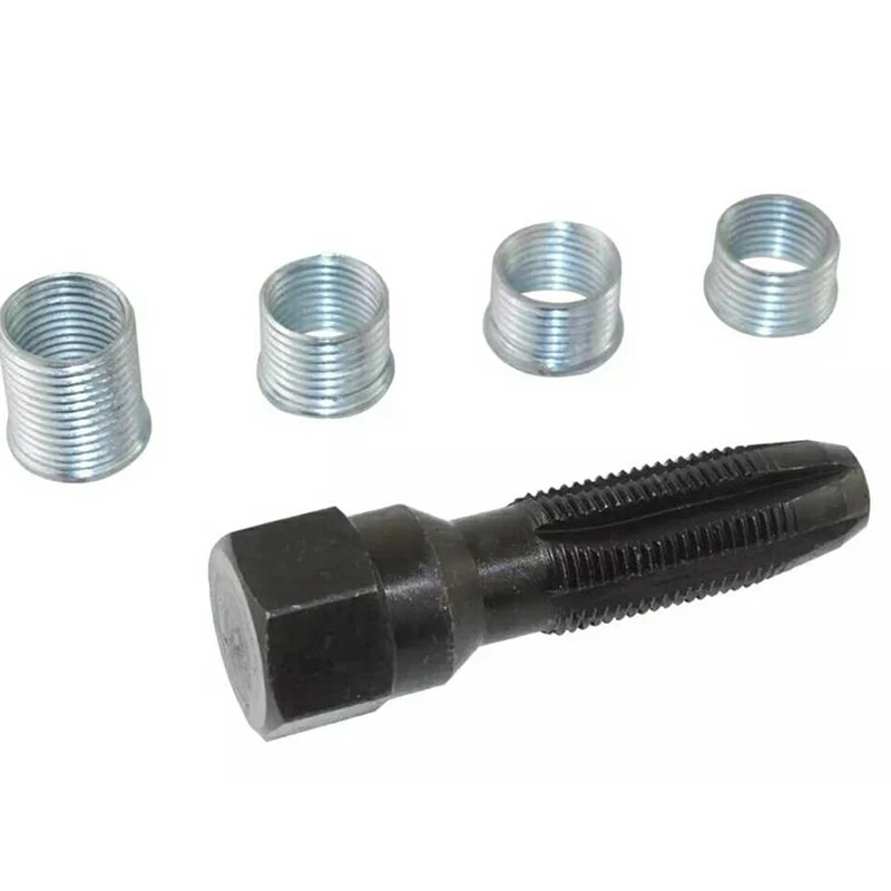 Промо-акция! Набор для ремонта резьбы свечей зажигания 14 мм Rethread Tool Kit Reamer Tap M14x1.25
Промо-акция! Набор для ремонта резьбы свечей зажигания 14 мм Rethread Tool Kit Reamer Tap M14x1.25