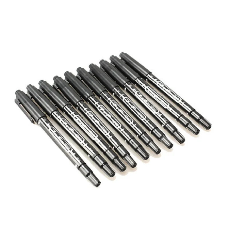 VODOOL 10pcs Black Marker Pen Double Head Permanent Ink Waterproof Pens Pigment Liner Art Pen Drawing Stationery Office Supplies
VODOOL 10pcs Black Marker Pen Double Head Permanent Ink Waterproof Pens Pigment Liner Art Pen Drawing Stationery Office Supplies
