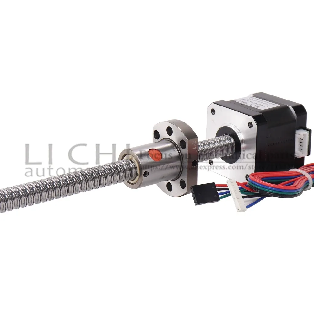 10pcs for 3D 100mm 200mm 300mm stepper motor 42BYGH 40N.cm 17hs4401S with sfu1204 ballscrew diameter
10pcs for 3D 100mm 200mm 300mm stepper motor 42BYGH 40N.cm 17hs4401S with sfu1204 ballscrew diameter