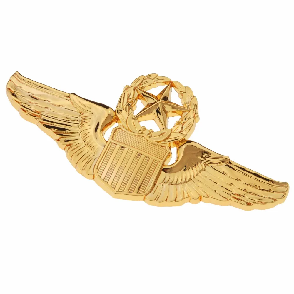 ВВС США ВМС крылья военное командование пилот металлический значок WINGS PIN код| |