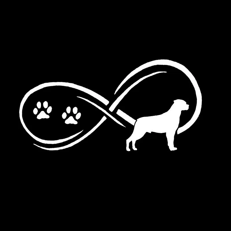 17 8*8 9 см Ротвейлер собака Лапа Мода личность животное окна декоративные наклейки
