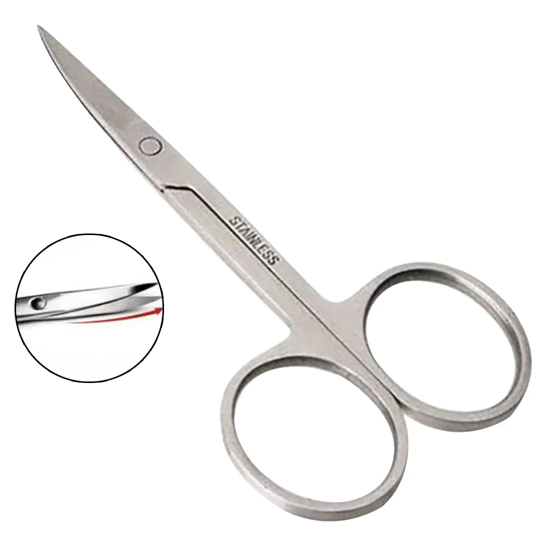 8.5 x 4.5cm 1pc Stainles Steel Eyebrow Hair Trimming Beauty Makeup Nail Scissors Facial Trimming Tweezer Makeup Scissors Tool
8.5 x 4.5cm 1pc Stainles Steel Eyebrow Hair Trimming Beauty Makeup Nail Scissors Facial Trimming Tweezer Makeup Scissors Tool
