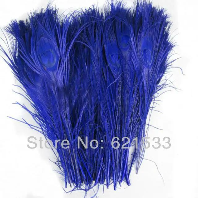 50Pcs/Lot BLEACHED PEACOCK TAILS - Navy Blue/Royal Blue Feathers 10-12" New FREESHIPPING
50Pcs/Lot BLEACHED PEACOCK TAILS - Navy Blue/Royal Blue Feathers 10-12" New FREESHIPPING